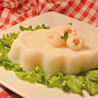 Almond Jell-O® with Lychee image