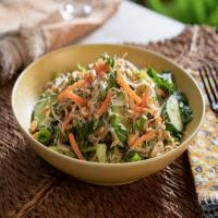 Spring Roll Salad with Peanut Dressing image