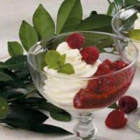 Raspberry Cream Dessert image