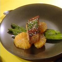 Grilled Mahi Mahi Fillets and Asparagus with Orange and Sesame image