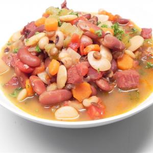 Rick's Spicy Beans and Ham_image