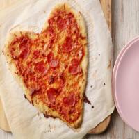 Heart-Shaped Pizza for Two image