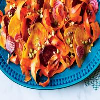 Beet and Carrot Salad With Curry Dressing and Pistachios_image