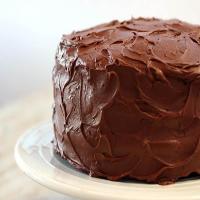 Old fashioned chocolate cake_image