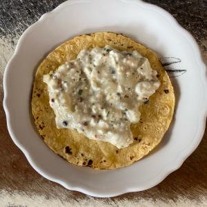 Quick Indian Vegetarian Cottage Cheese Breakfast image
