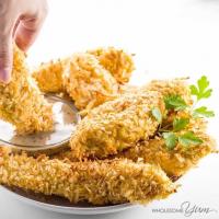 Easy Baked Coconut Chicken Tenders Recipe - Paleo & Low Carb_image
