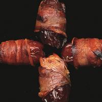 Pancetta-Wrapped Dates Stuffed with Manchego Cheese and Mint image