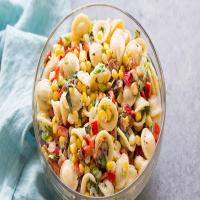 Pasta Salad with Corn, Bacon, and Buttermilk Ranch Dressing_image