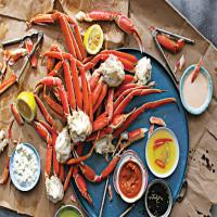 Steamed Crab Legs with Four Sauces Recipe - (4.5/5)_image