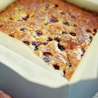 Raspberry & blueberry lime drizzle cake image
