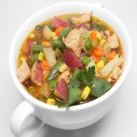 Turkey Vegetable Soup with Red Potatoes_image