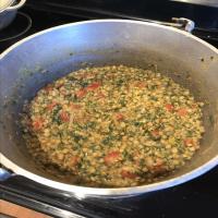 Indian Lentils and Spinach image
