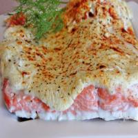 Low Fat Creamy Baked Salmon_image