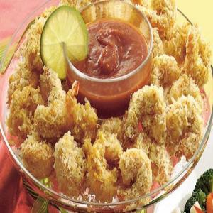 Coconut Shrimp with Gingered Cocktail Sauce_image