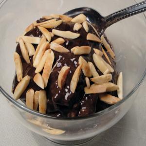 Chocolate Almond Ice Cream (Dairy Free) image