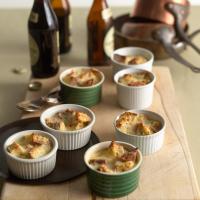 Farmhouse Cheese and Caraway Soda Bread Puddings image
