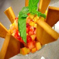 Strawberry and Mango Bruschetta Dessert_image