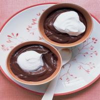 Chocolate Pudding with Whipped Cream_image