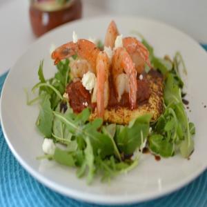 Warm Shrimp Nest Salad #Ragu_image