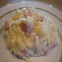 Crock Pot Cheesy Potatoes & Ham image
