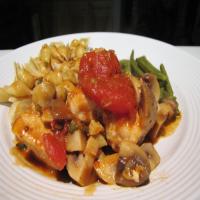 Chicken With Tomatoes and Mushrooms image