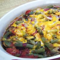 Scalloped Green Beans and Tomatoes image