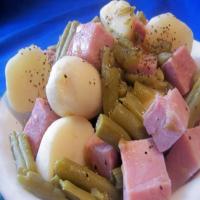 Ham, Green Beans and Potatoes (Crock Pot) image