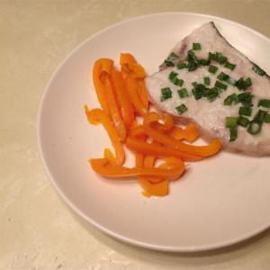 Baked Swordfish in a White Wine Sauce image