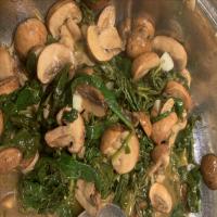 Balsamic-Garlic Spinach and Mushrooms_image