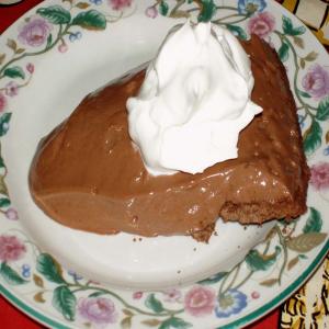 Moo-Less Chocolate Pie by Alton Brown_image