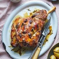 Roast lamb with anchovy cream image