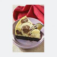 Marbled White Chocolate Cheesecake_image