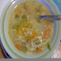 Homemade Chicken Noodle Soup With Garlic-chili Mojo image