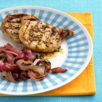 Mustard-Coated Pork Chops and Onions_image
