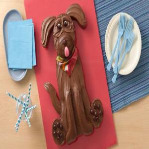Chocolate Lab Dog Cake_image