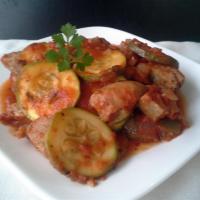 Evelyn's Spicy Italian Sausage and Zucchini image