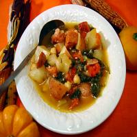 Linguica, Kale, and Potato Soup image