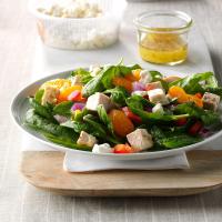 Orange Chicken Spinach Salad image