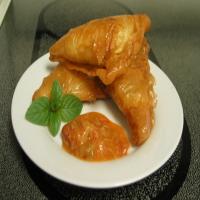 Mint and Cottage Cheese Samosas_image