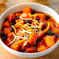 Sweet Potato & Black Bean Chili image
