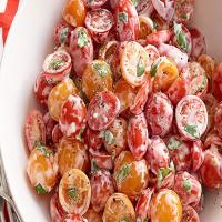 Basil & Cherry Tomato Salad image