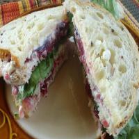 Turkey Cranberry Sandwich_image