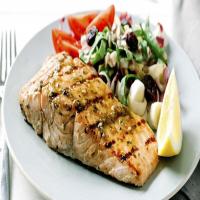 White Wine and Herb Grilled Salmon_image