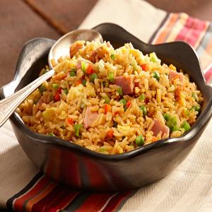 Fried Rice With Ham and Peas_image