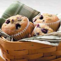 Sugar-Dusted Blueberry Muffins_image