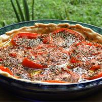 Tarte aux Moutarde (French Tomato and Mustard Pie)_image