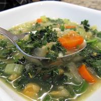 April's Spicy Chickpea Soup with Kale image