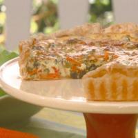 Mixed Vegetable Quiche with Cheddar and Parmesan_image