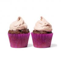 Chocolate Cupcakes With Meringue Frosting image