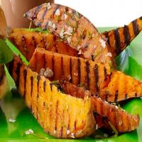 Grilled Sweet Potatoes with Lime and Cilantro image